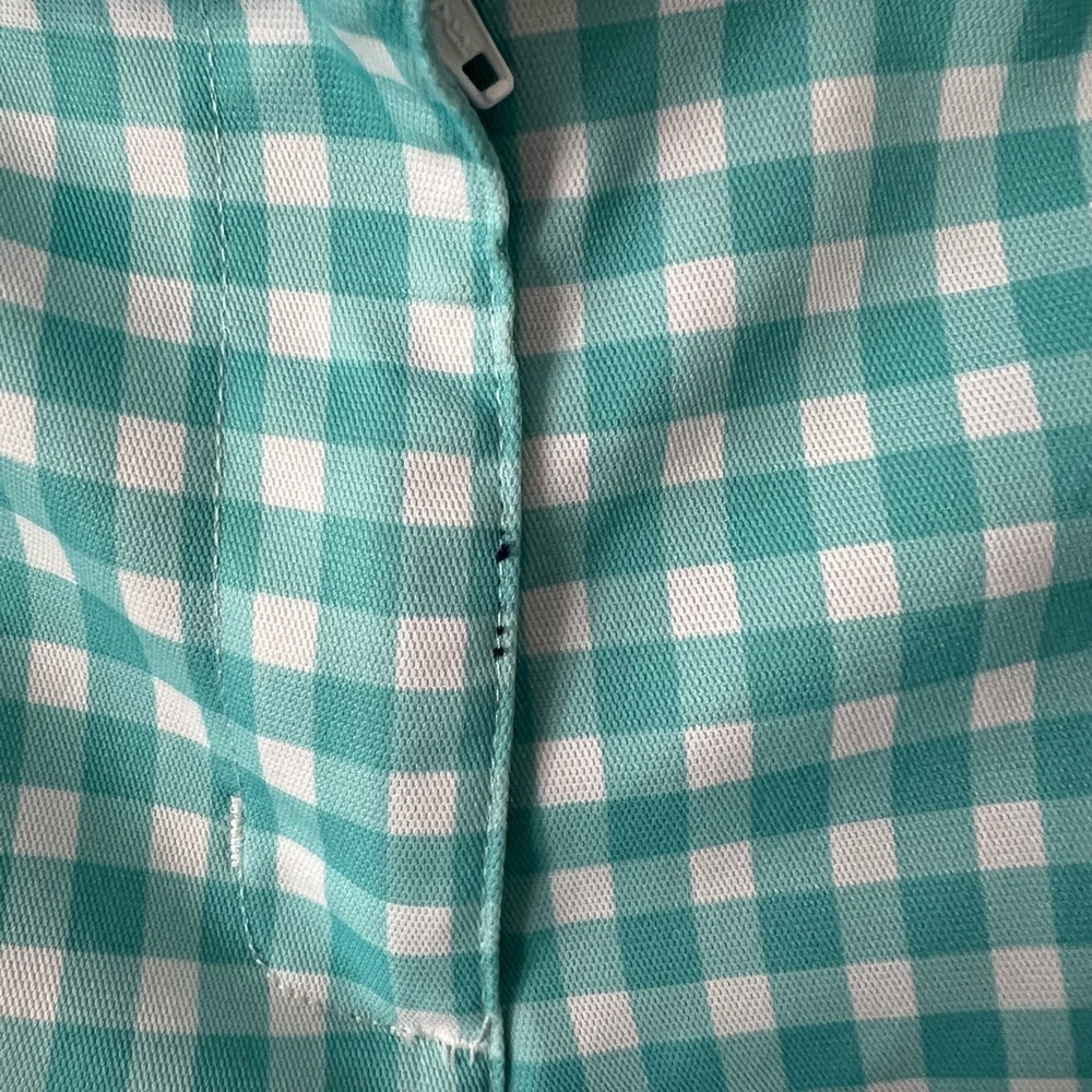 Callaway Women’s Opti-dry Aqua/White Gingham Shorts | Size 8 - Picture 6 of 6